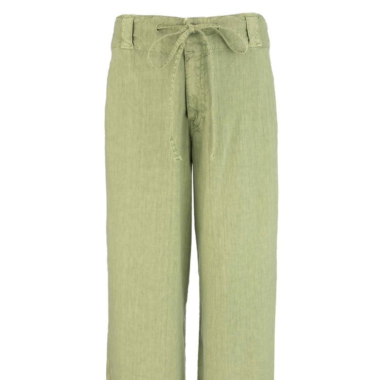 Kate High-Rise Crop Wide Leg Pant (Celery) – Bella Mia