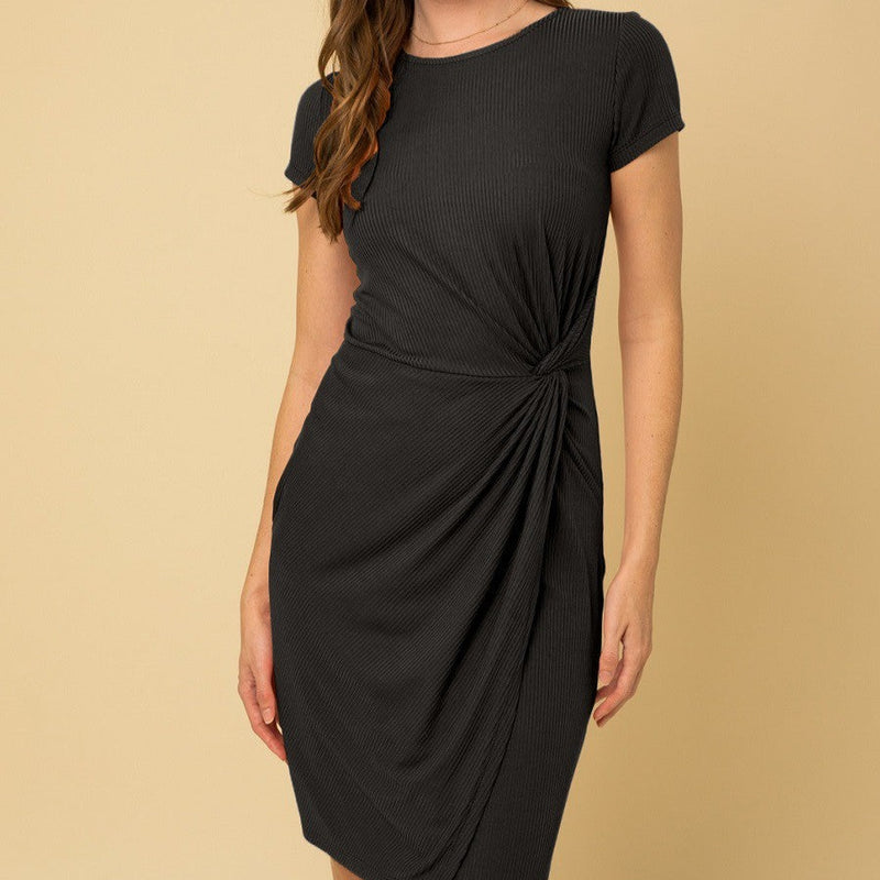 Twist Fitted Dress