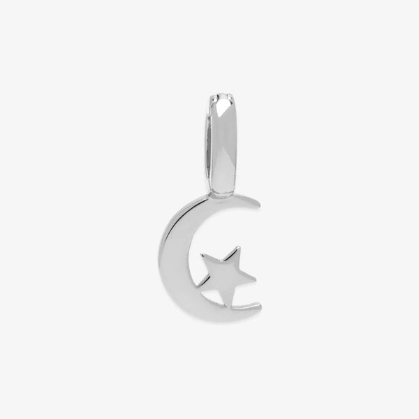 Harper Star and Moon Charm (Silver)