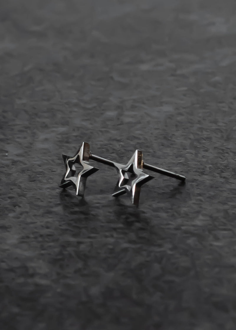 Panache Apparel Co. - Silver Star Stud Earrings