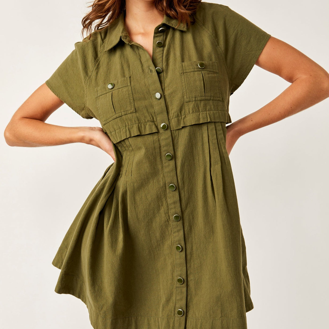 ronnie poplin mini dress Ronnie Poplin Mini Dress