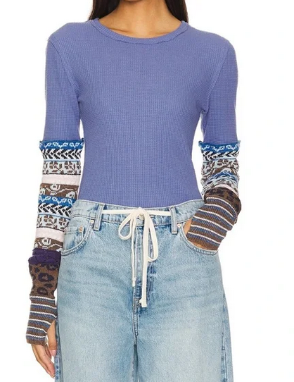 All In Cuff Long Sleeve (Indigo)