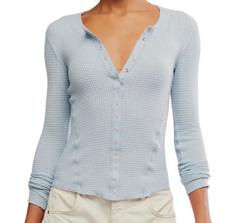 Going Places Cardi (Pearl Blue)