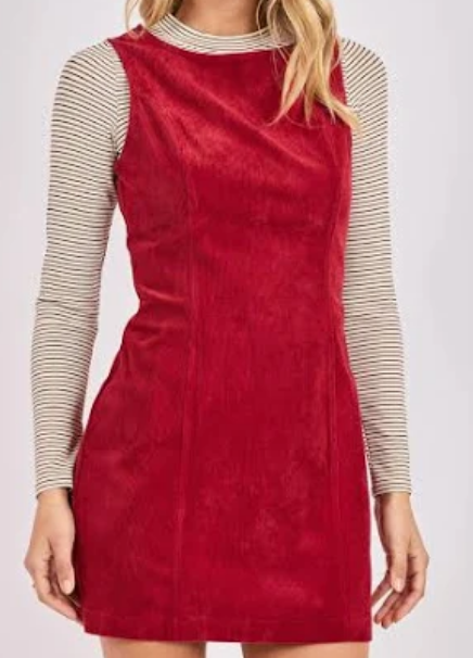 Sky Bar Corduroy Mod Dress