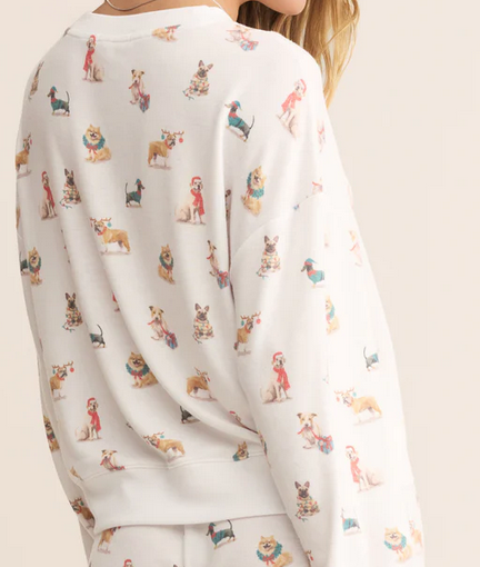 Cozy Up Pup Long Sleeve Top