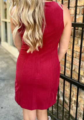 Sky Bar Corduroy Mod Dress