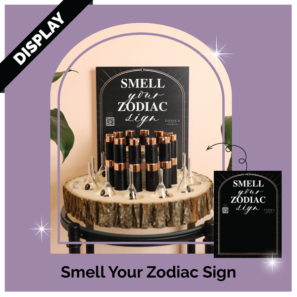Zodica Perfumery - POP Sign 8.5x11 Smell Your Sign for Wood Wheel