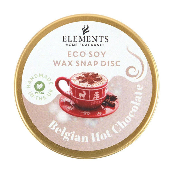 Belgian Hot Chocolate Christmas Soy Wax Melt Snap Disc