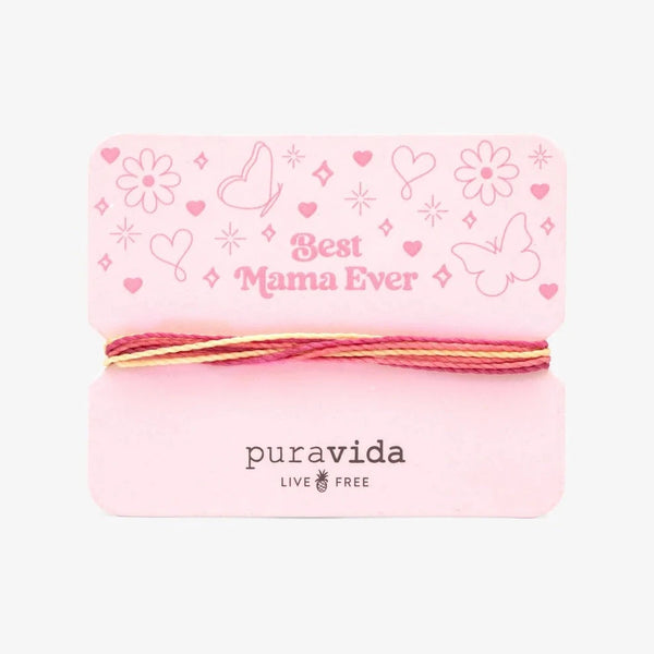 Best Mama Ever Bracelet Card