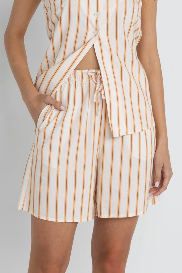 Tide Stripe Longline Short