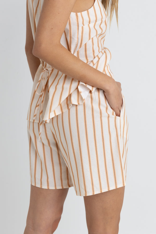 Tide Stripe Longline Short