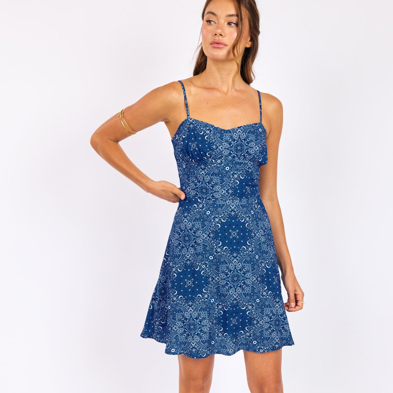 cotton dress from india Blue Botanical Print High-Low Linen for Women contemporary bridal gown Black Leather Wide Waist 40 Size M Color:Light sage