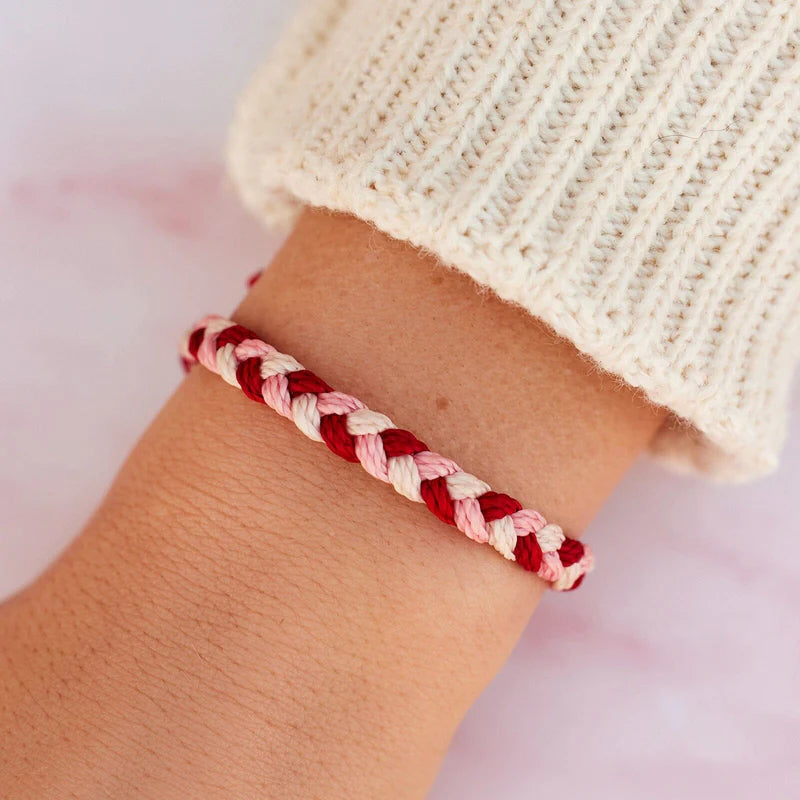 Blood Saves Lives Braided Charity Bracelet