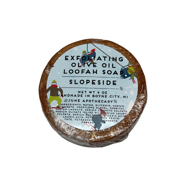 Exfoliating Olive Oil Loofah Soap "Slopeside"