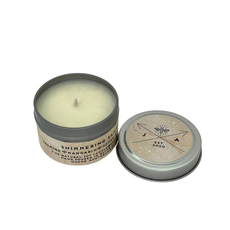 "Shimmering Sands" 4oz Travel Candle