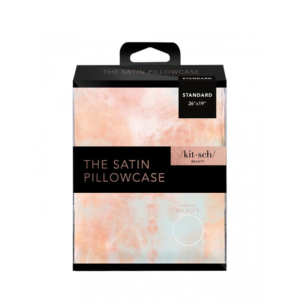 KITSCH Satin Pillowcase- Sunset Tie Dye