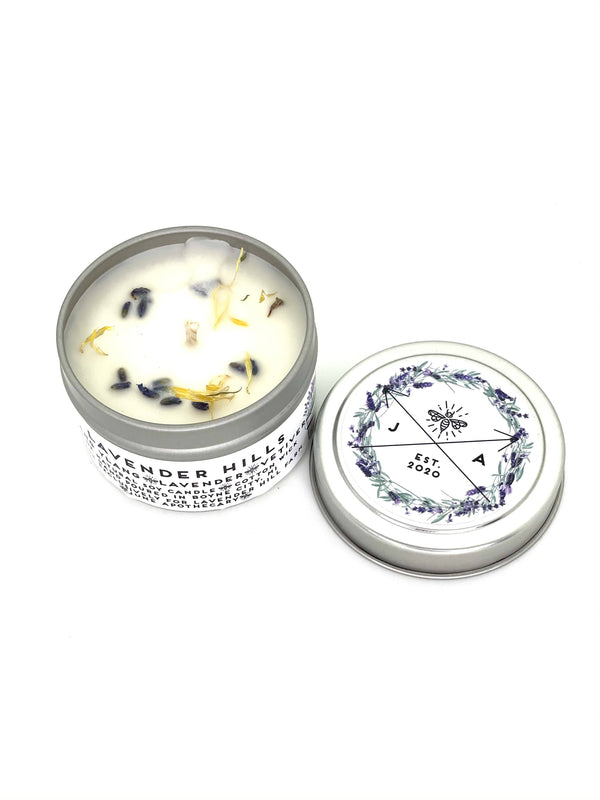 "Lavender Hills" 4oz Travel Candle