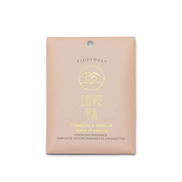 "Love Ya" Car Fragrance (Tobacco + Vanilla)