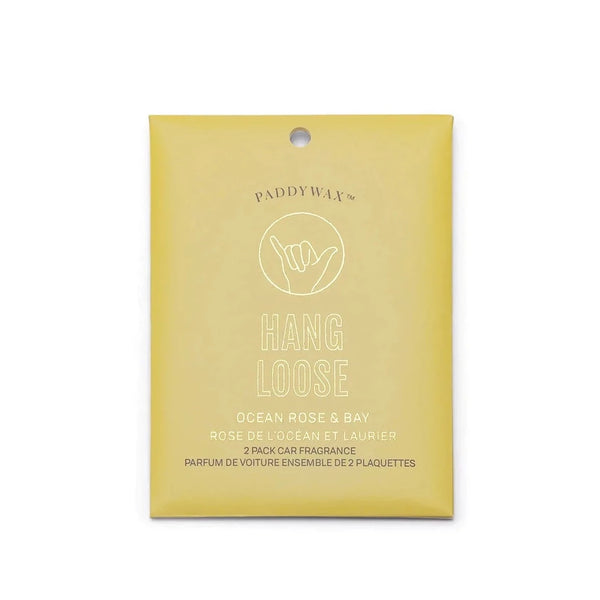 "Hang Loose" Car Fragrance (Ocean Rose + Bay)