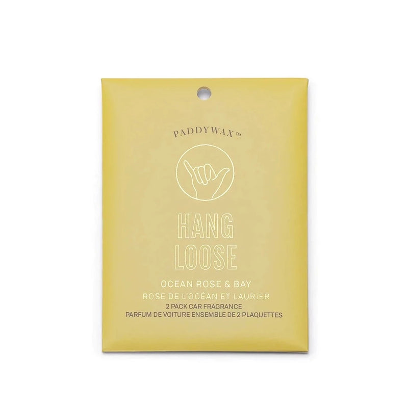 "Hang Loose" Car Fragrance (Ocean Rose + Bay)