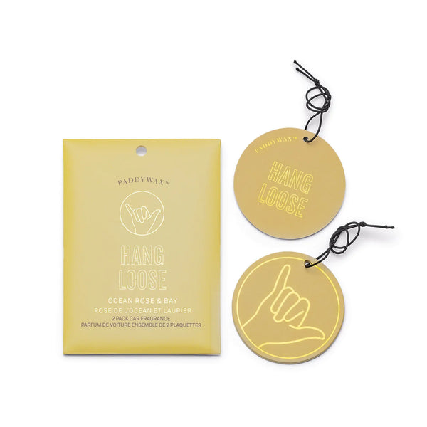 "Hang Loose" Car Fragrance (Ocean Rose + Bay)