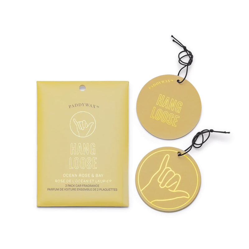 "Hang Loose" Car Fragrance (Ocean Rose + Bay)