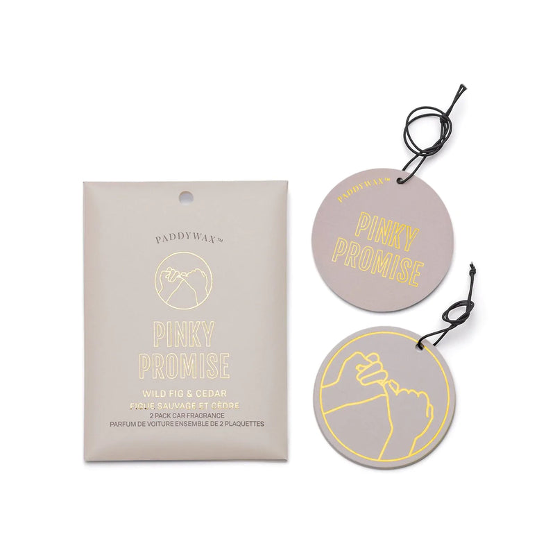 "Pinky Promise" Car Fragrance (Wild Fig + Cedar)