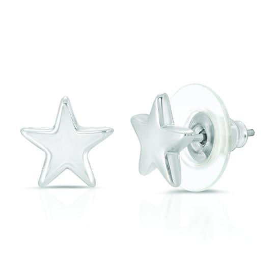 Lucky Feather New Moon Earrings- "Shine Bright"