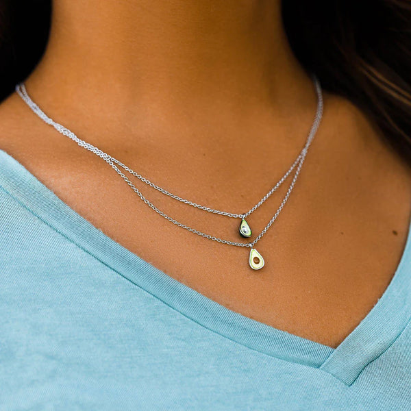 BFF Avocado Necklace Set