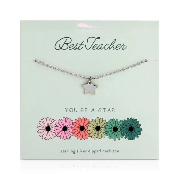 Best Teacher w/ Card - You're A Star