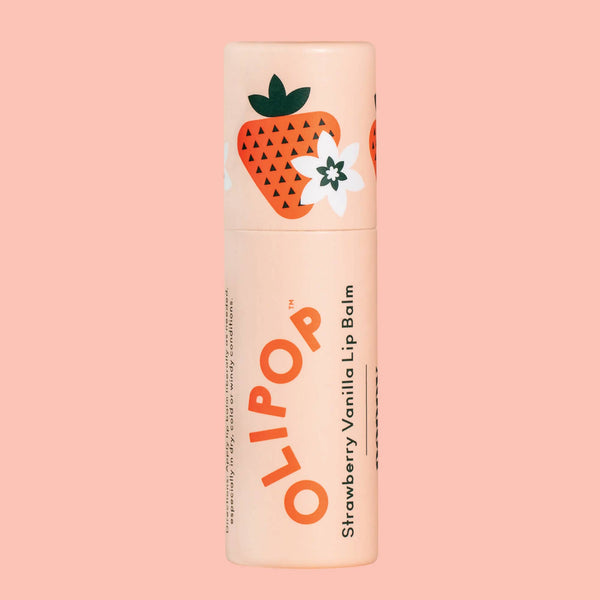 Poppy & Pout -Lip Balm "OLIPOP" STRAWBERRY VANILLA