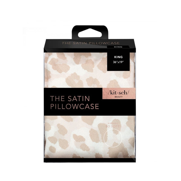 KITSCH - Satin Pillowcase- Leopard