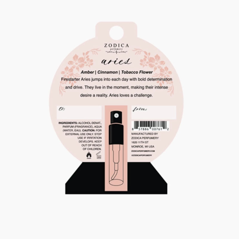 Zodiac Perfumette Card